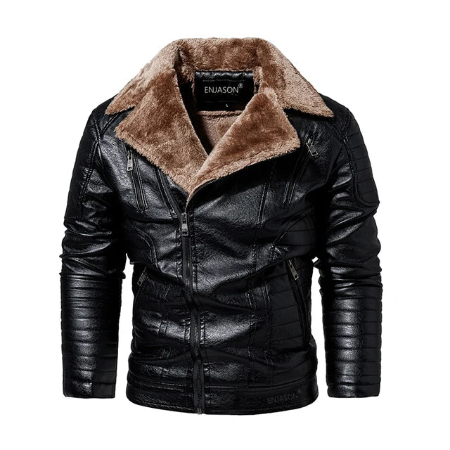 Skinnjakke herre med fleece
