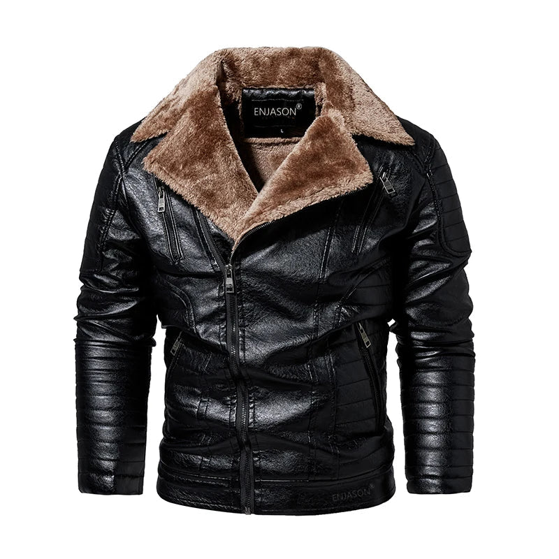 Skinnjakke herre med fleece