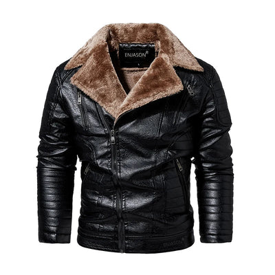 Skinnjakke herre med fleece