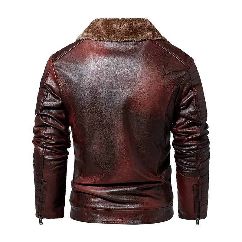 Skinnjakke herre med fleece