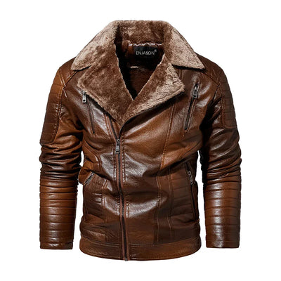 Skinnjakke herre med fleece