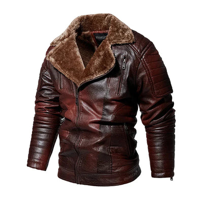 Skinnjakke herre med fleece