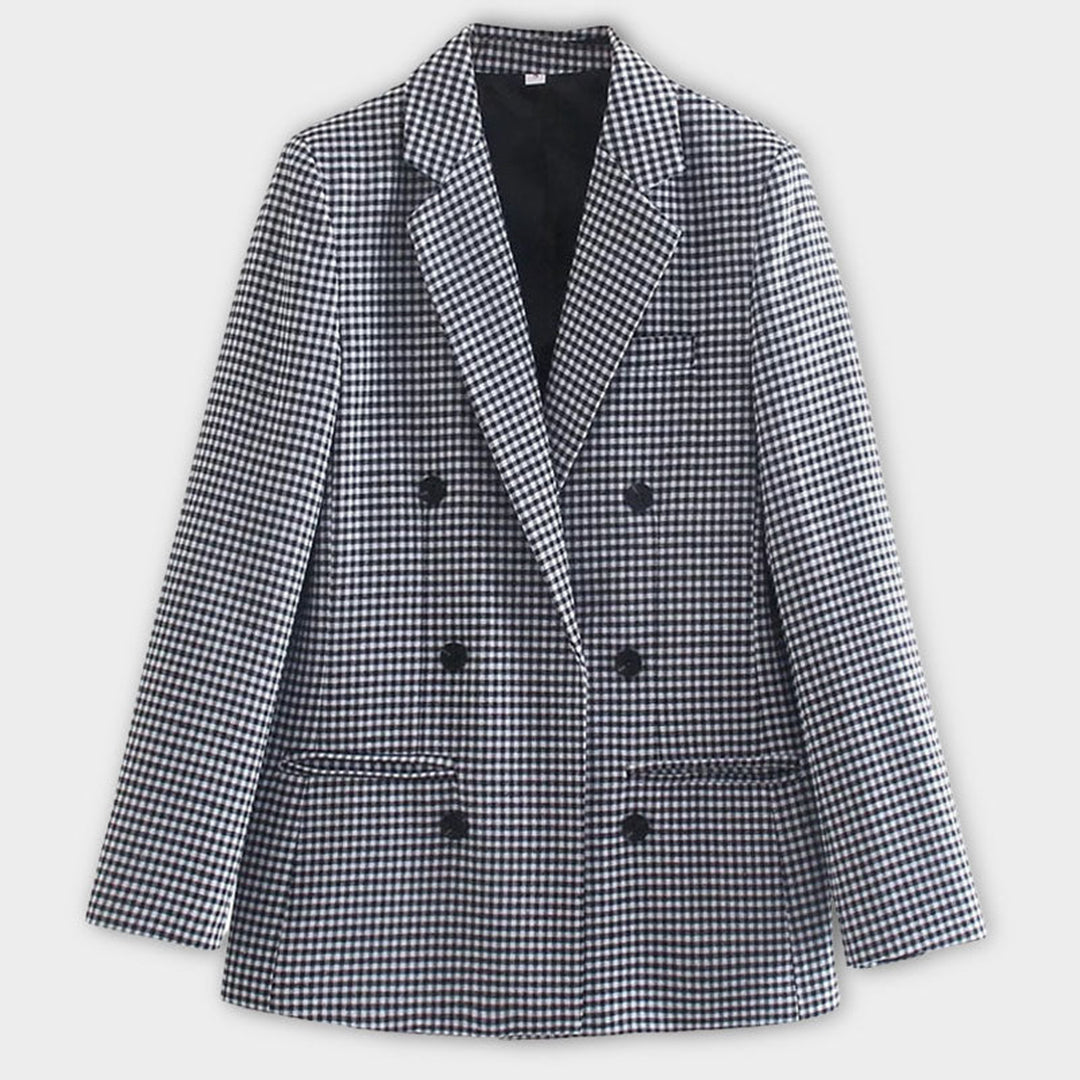 Blazer med doble knapper