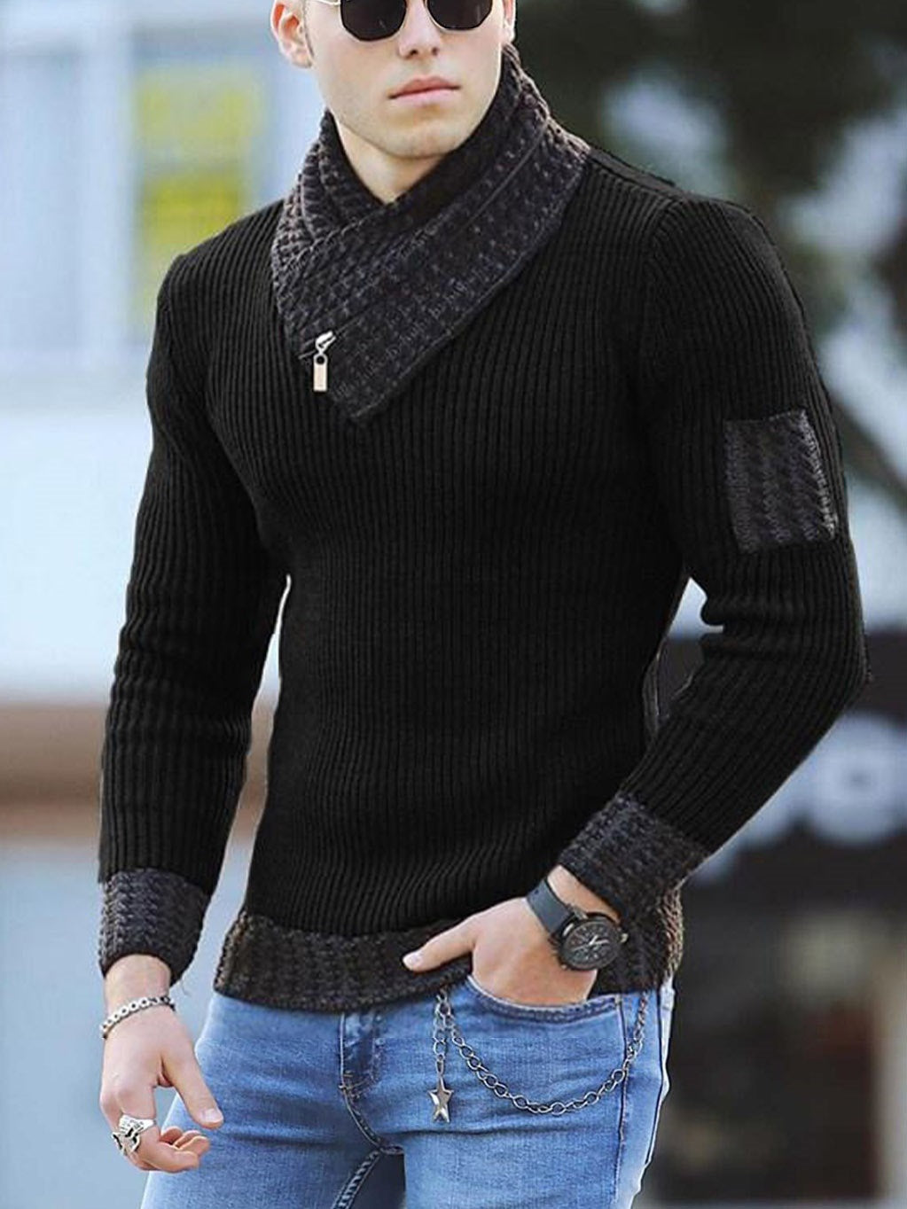 Tykk genser for menn - DAMON