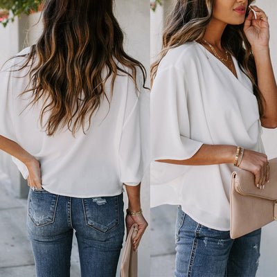Elegant bluse for kvinner