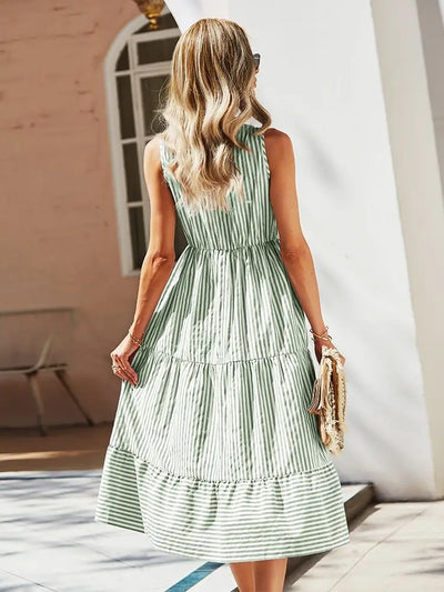 Elegant, uformell skjortekjole