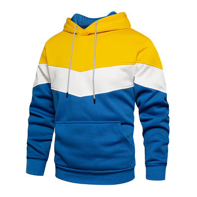 Patchwork sweatshirt for menn
