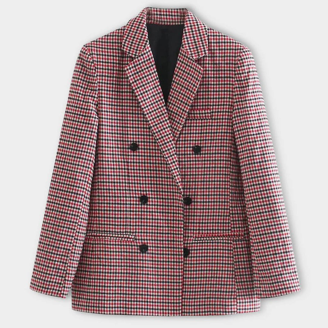 Blazer med doble knapper