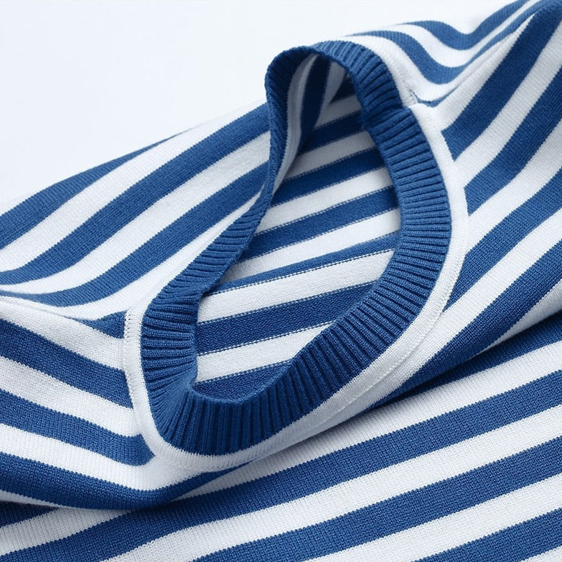Stripete bluse med eleganse
