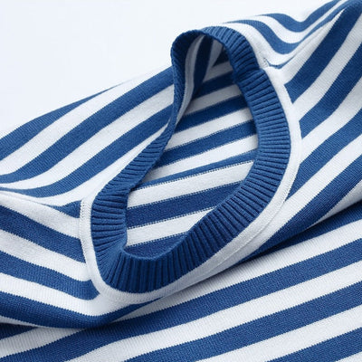 Stripete bluse med eleganse