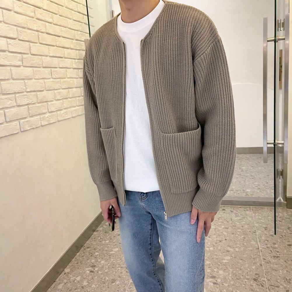Cardigan med rund hals -PEDRO