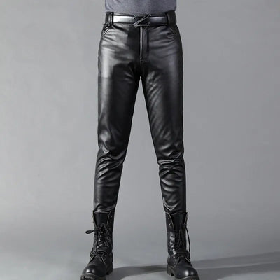 Svart Mercury Skinny Stretch-bukse i kunstlær