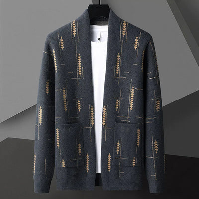 Vinterjakke i cardigan