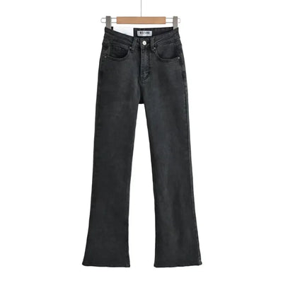 Ara | jeans med høy midje og hjerteformede volanger