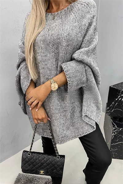 Caroline™ Elegant Strikket Genser: Slipp løs absolutt komfort og stil!