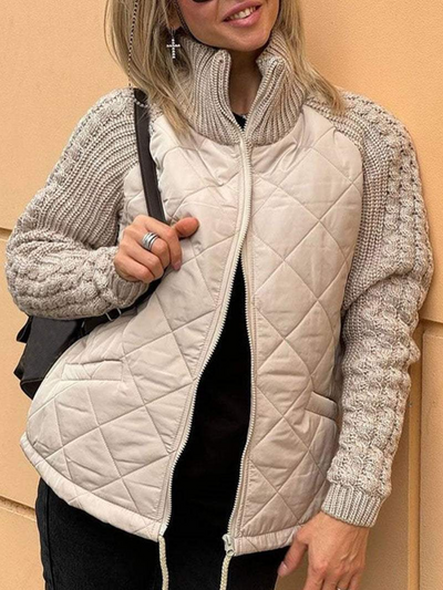 Chic myk tykk vinterjakke for kvinner