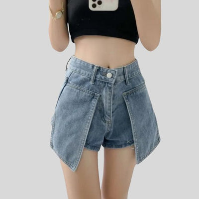 Dekonstruerte jeans med avtakbare ben