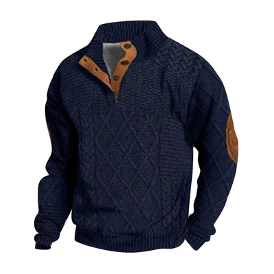 Casual retro kasjmirskjorte for menn