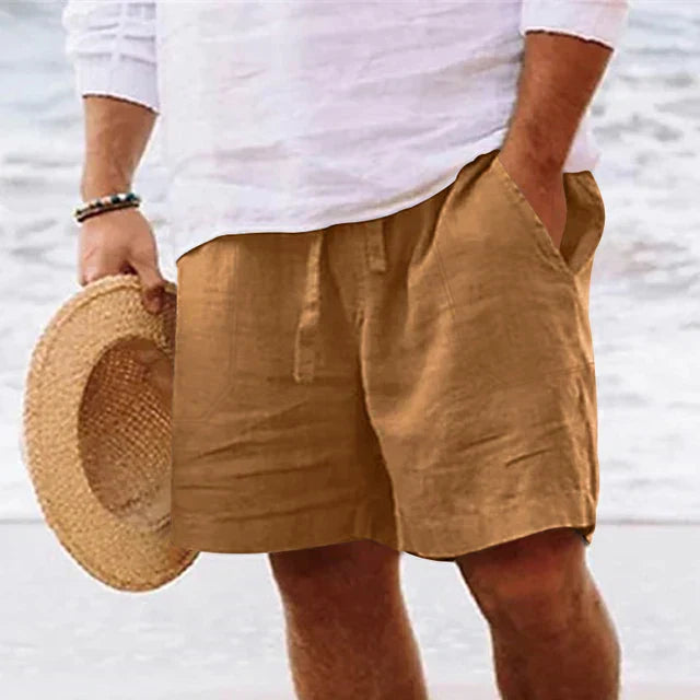Pustende shorts for menn