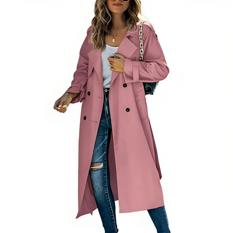 Elegant vindjakke Trenchcoat for kvinner