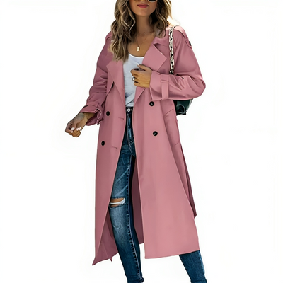 Elegant vindjakke Trenchcoat for kvinner