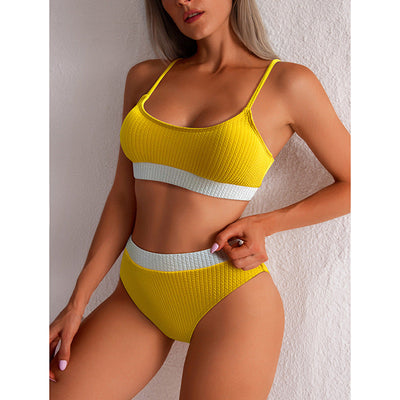 Bikini med høy midje