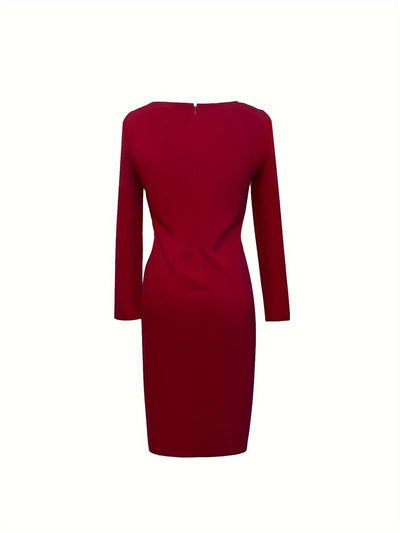 Elegant kjole med lange ermer
