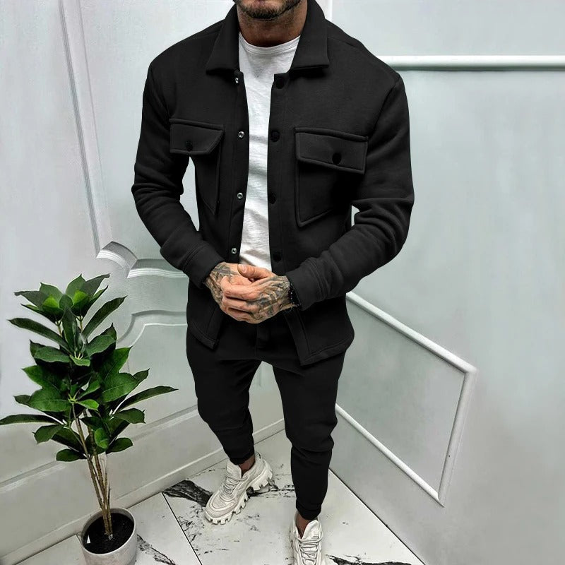 Stilig, solid elegansesett for menn