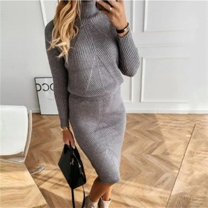 Carla® genser strikket