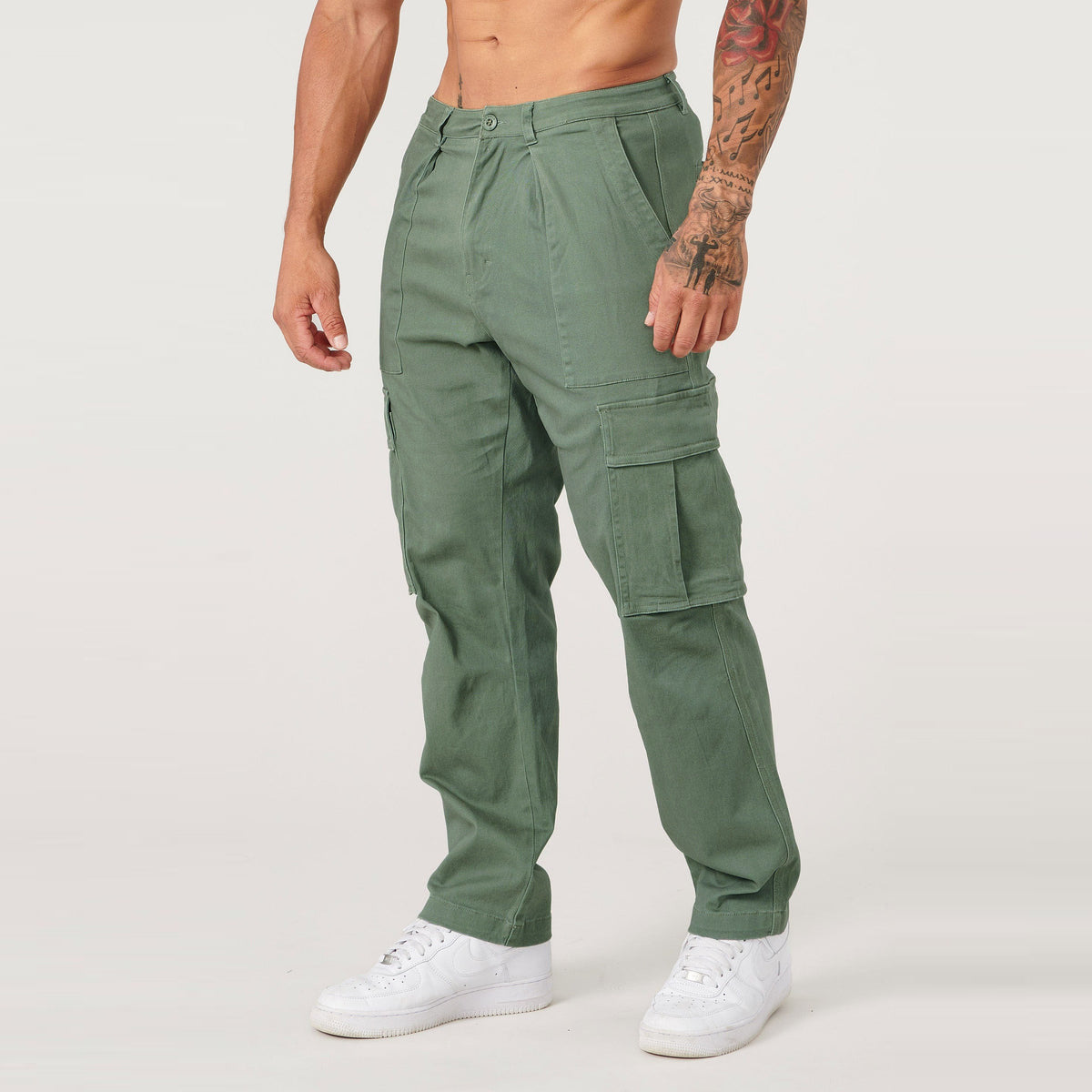 Casual cargobukse for menn
