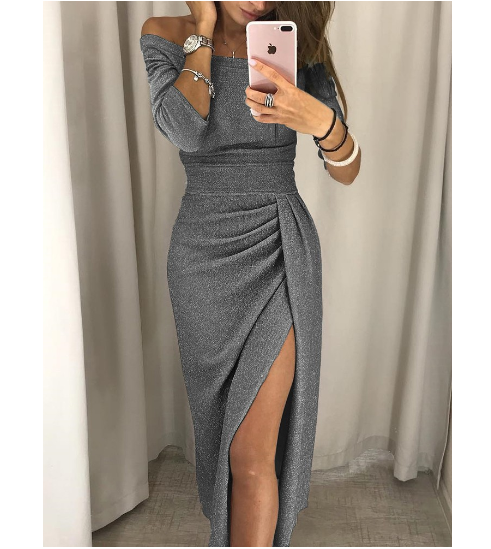 Elegant maxi-jurk