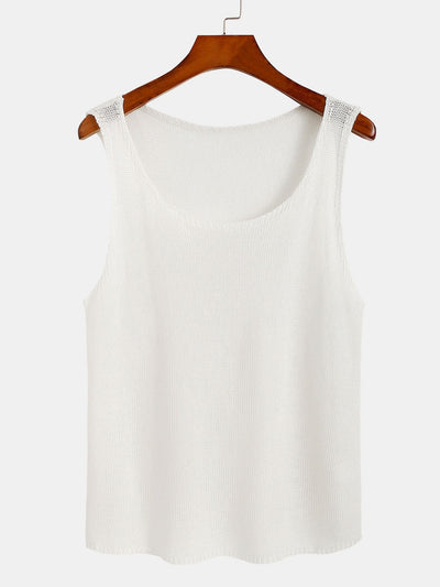 Strikket genser tank top