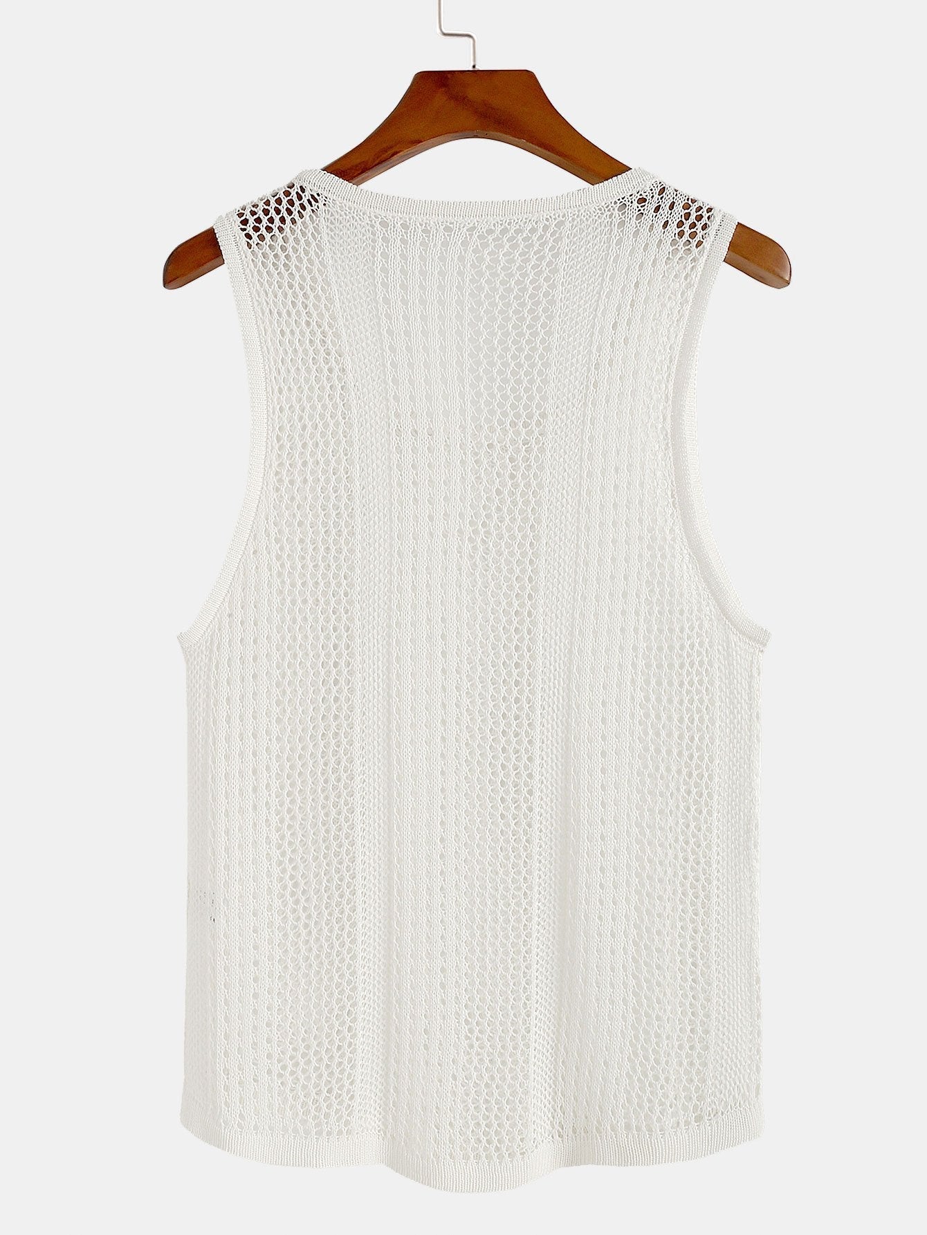 Strukturert strikket genser med tank top