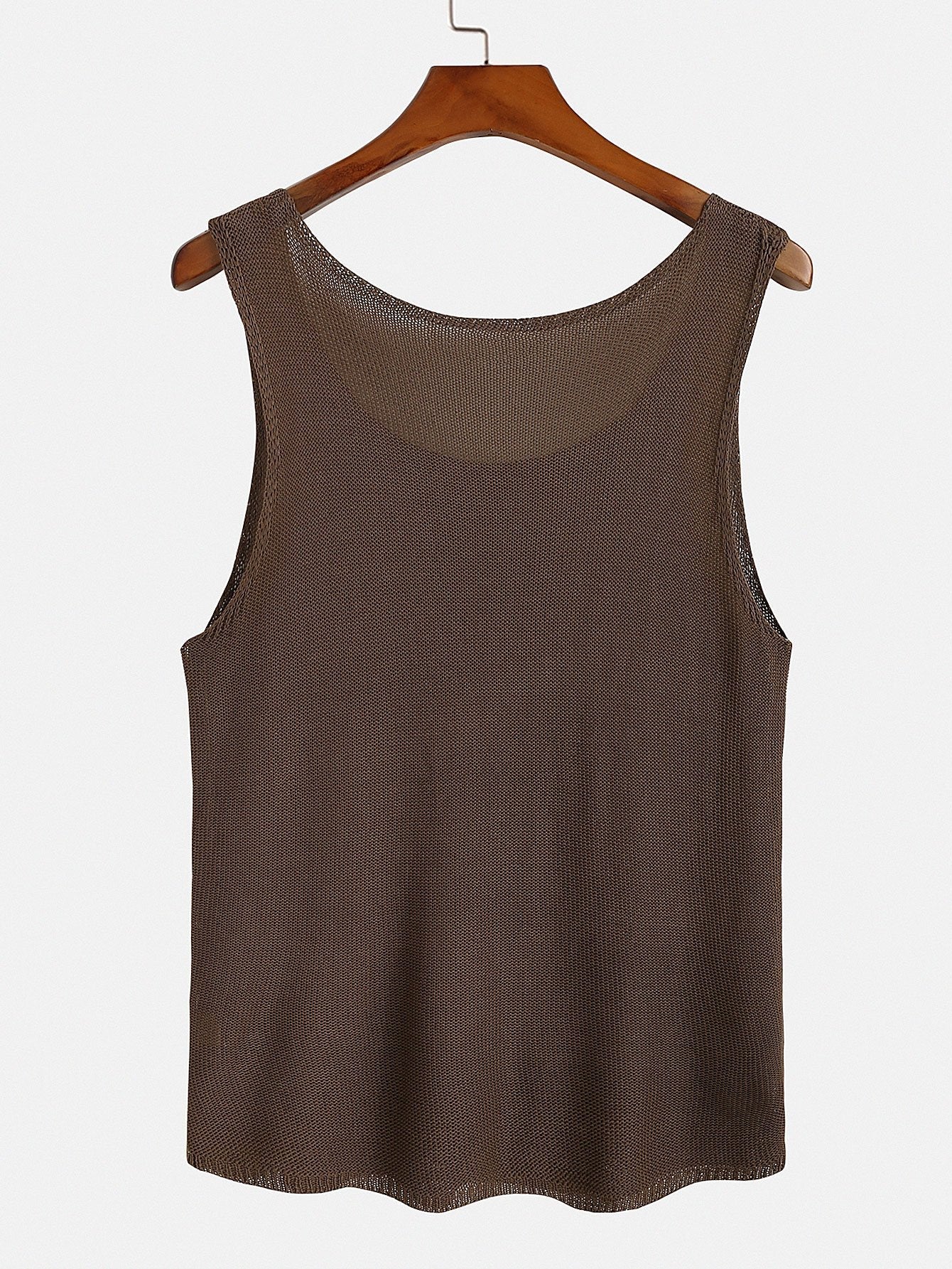 Strikket genser tank top