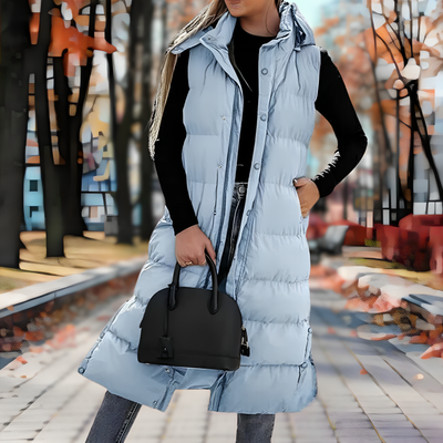 Winter Wonderland hettevest med hette Yttertøy for dame Parka