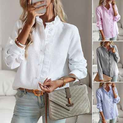 Elegant langermet bluse