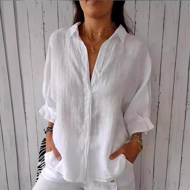 Uformell vintage-bluse