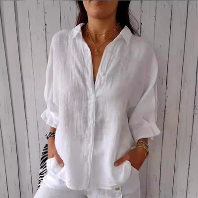 Uformell vintage-bluse
