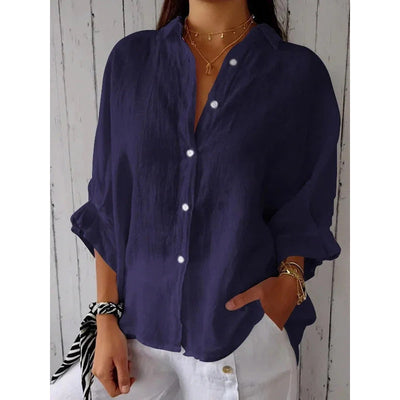Uformell vintage-bluse