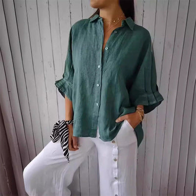Uformell vintage-bluse